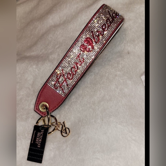 Victoria's Secret Wristlet Keychain Rhinestone,Read Post - Picture 2 of 7